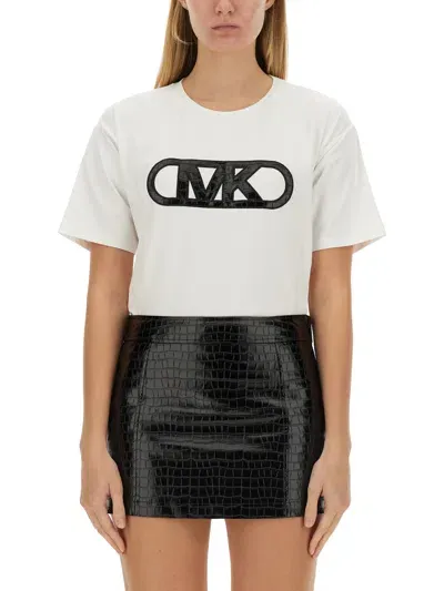 Michael Michael Kors T-shirt With Logo In White