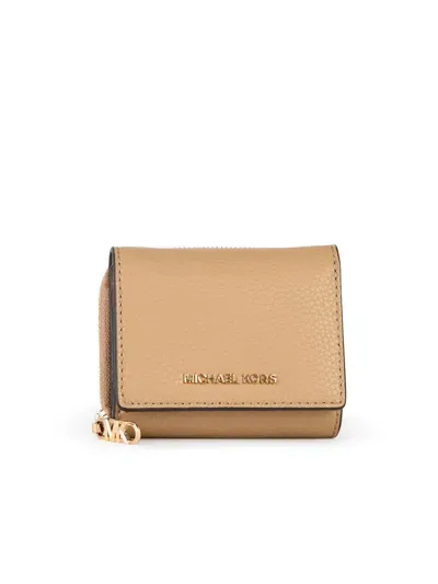 Michael Michael Kors 'trifold' Green Lear Wallet