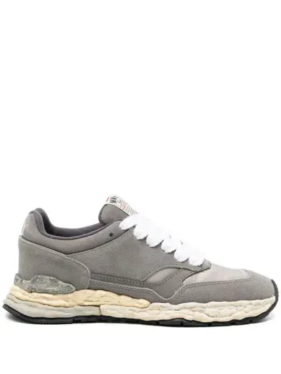 Miharayasuhiro George Og Mix Material Low Sneaker In Grey