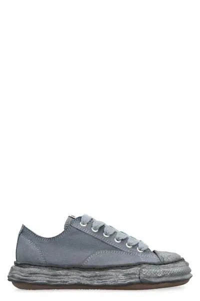 Miharayasuhiro Hank Canvas Low Top Sneakers In Black