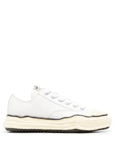 Miharayasuhiro Low-top Canvas Sneakers In White