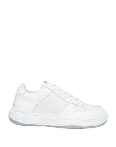 Miharayasuhiro Perforated-detail Low-top Sneakers In White