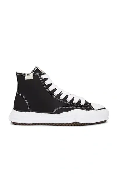 Miharayasuhiro Peterson High Original Sole Canvas High-top Sneaker In Black