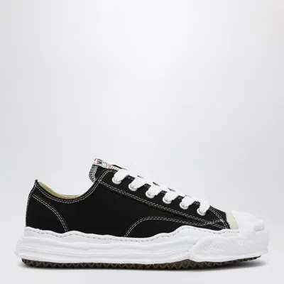 Miharayasuhiro Peterson Low Black Canvas Sneakers