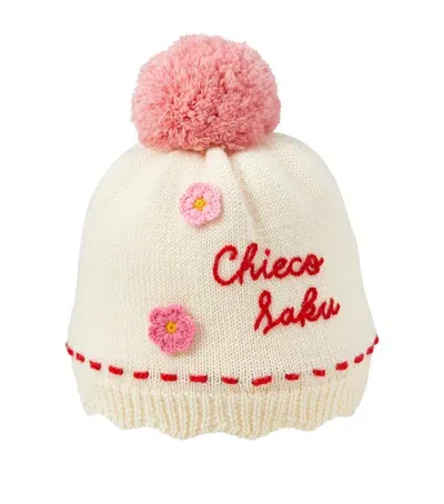 Miki House Kids' Chieco Saku Hat In Ivory