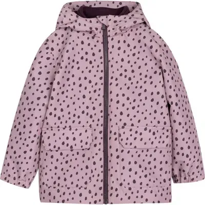 Miles The Label Kids' 3-in-1 Water Repellent Hooded Coat In Purple Light