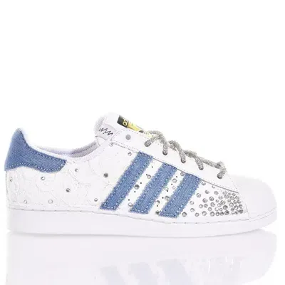 Mimanera Adidas Superstar Boho Denim In Multi