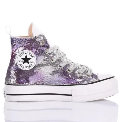 Mimanera Converse Platform Cold Gleam In Purple