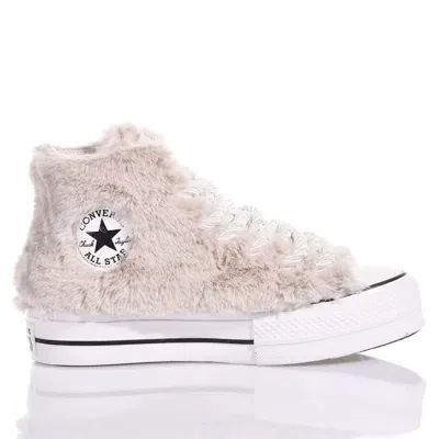 Mimanera Converse Platform Fluffy Tap In Neutral