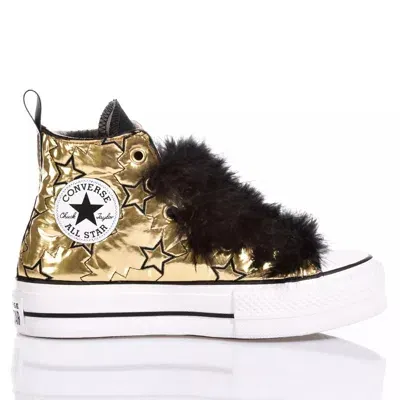 Mimanera Converse Platform Gold Star