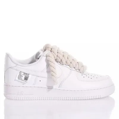 Mimanera Nike Air Force 1 Boom Laces Natural In White