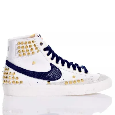 Mimanera Nike Blazer Gold Blue In White