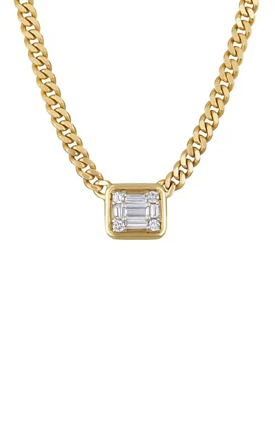 Mindi Mond Clarity 18k Yellow Gold Diamond Necklace