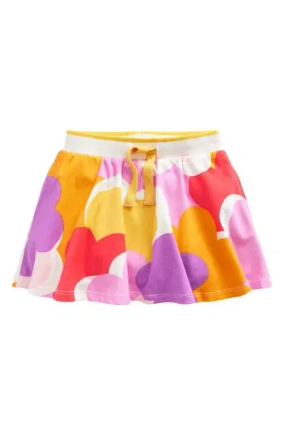 Mini Boden Kids' Jersey Skort In Jam Daisy Cloud