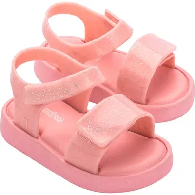 Mini Melissa Kids'  Jump Jelly Sandal In Pink/glitter Pink