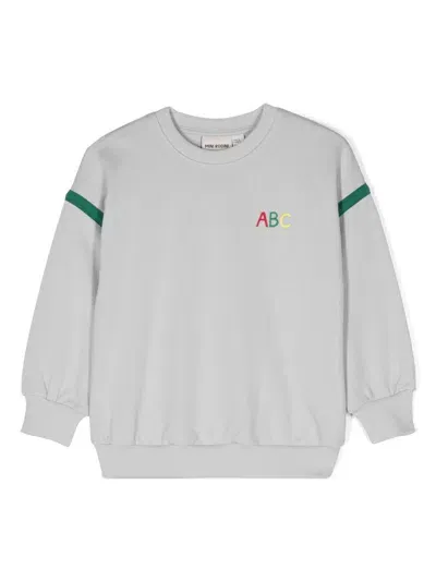 Mini Rodini Kids' Abc Sweatshirt In Green