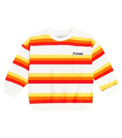 Mini Rodini Kids' Stripe Cotton Jersey Sweatshirt In Multi