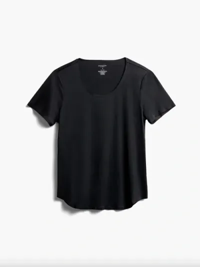 Ministry Of Supply Luxe Touch Tee In Black