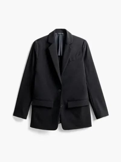 Ministry Of Supply Velocity Oversized Blazer In Black