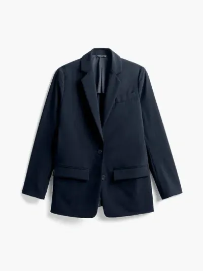 Ministry Of Supply Velocity Oversized Blazer In Dark Navy