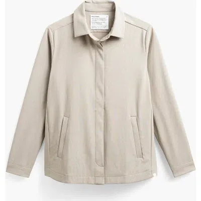 Ministry Of Supply Velocity Shirt Jacket In Flax