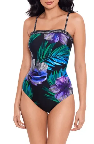 Miraclesuit ® Flora Aura Avanti One-piece Swimsuit In Black Multi