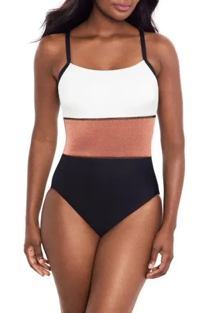 Miraclesuit Spectra Trifecta Underwire One-piece In Bronze