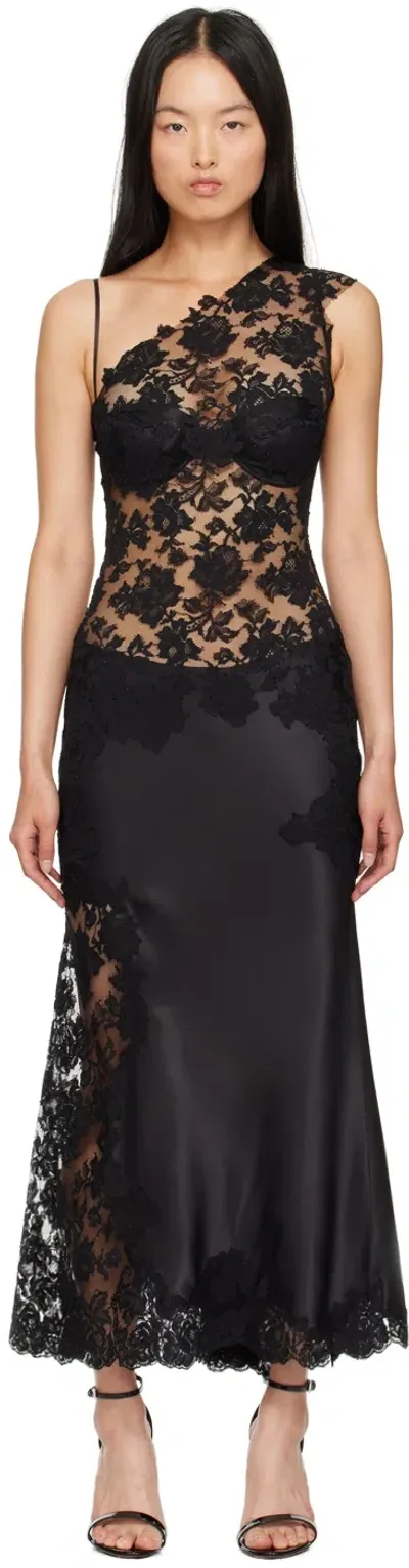 Mirror Palais Black Eden Maxi Dress In Noir