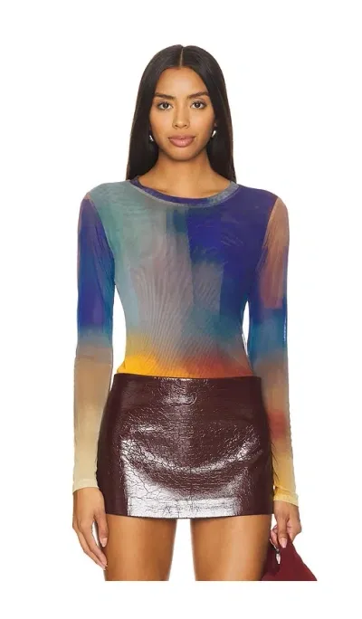 Misa Lula Top In Digital Ombre