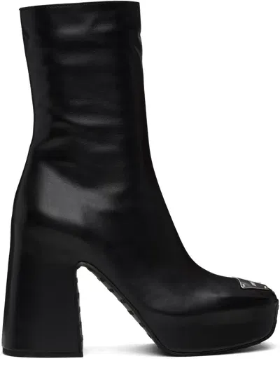 Misbhv Black 'the Pop Platform' Boots