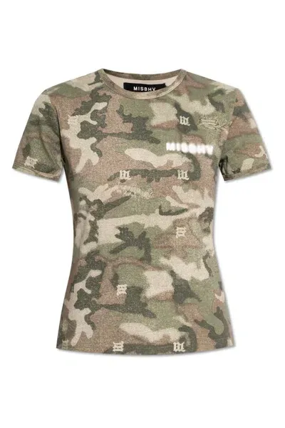 Misbhv Camo Community Baby T In Multi