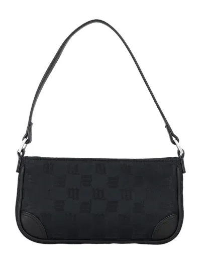 Misbhv Nylon Monogram 90s Mini Bag In Black