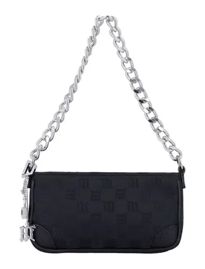 Misbhv Monogram Chain Babe Bag In Black