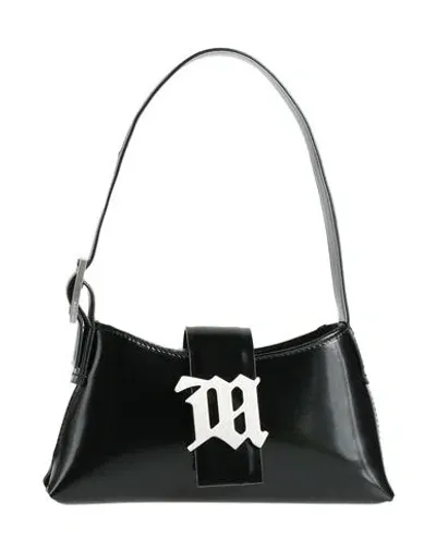 Misbhv Logo-plaque Detail Shoulder Bag In Black