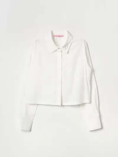 Miss Blumarine Sweater  Kids Color White In Weiss