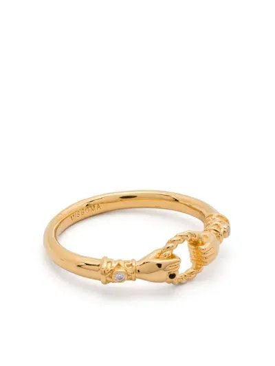 Missoma X Harris Reed In Good Hands Ring In Gold