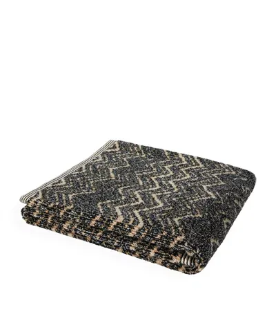 Missoni Azul Bath Towel In Black