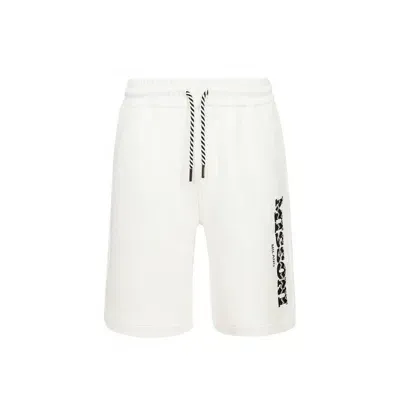 Missoni Cotton Logo Shorts In White