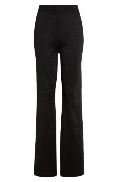 Missoni Glitter Effect Flare Pants In Black