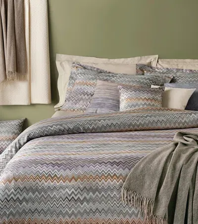 Missoni John King Duvet Cover In Gray