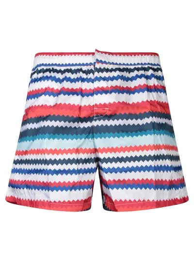 Missoni Multicolor Zigzag Boxer Swim