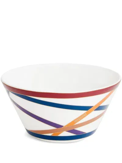 Missoni Nastri Fruit Bowl In White