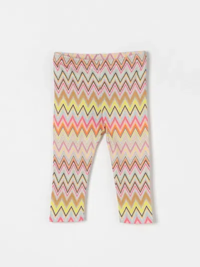 Missoni Babies' Pants  Kids Color Yellow Cream