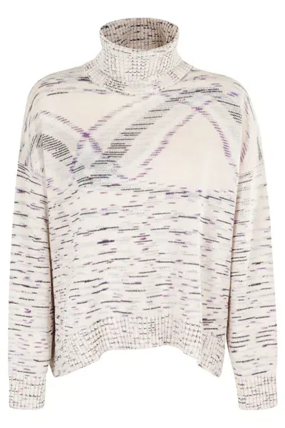 Missoni Roll Neck Sweater In Multi