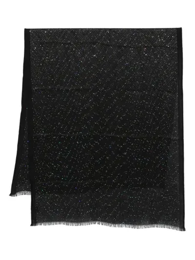 Missoni Sciarpa Con Paillettes In Black