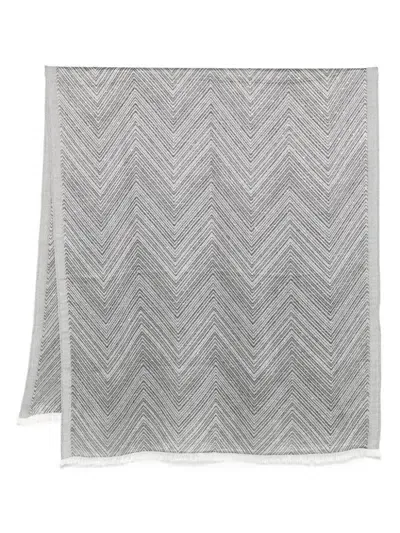 Missoni Sequined Scarf Accessories In Grey