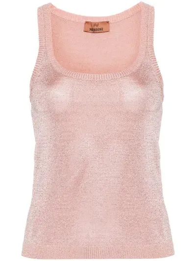 Missoni Sleeveless Top In Pink