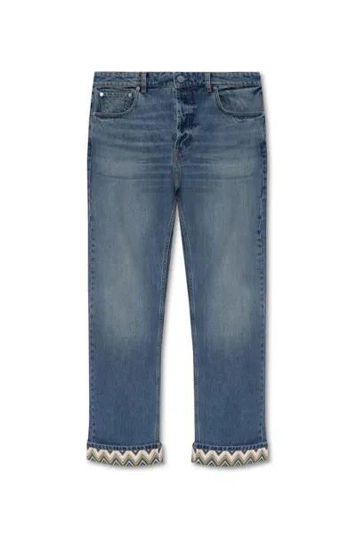 Missoni Jeans With Straight Legs In Blue