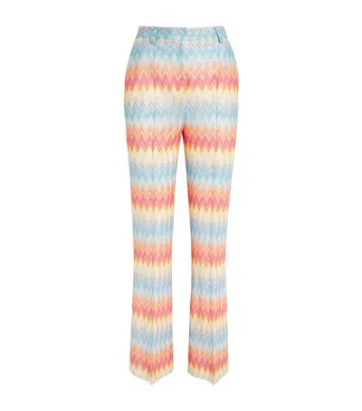 Missoni Striped Trousers In Multi