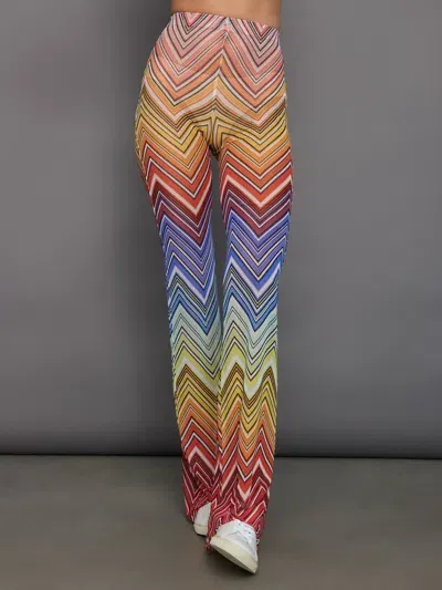 Missoni Trousers In Multi Chevron